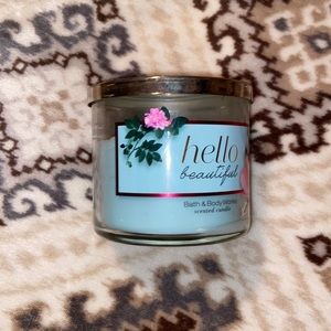 Hello Beautiful Candle